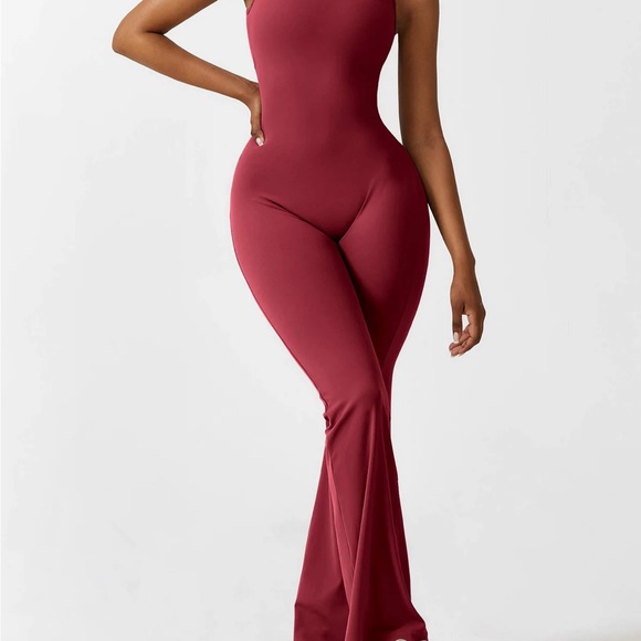 Wine Jumpsuit - Picture 1 of 4